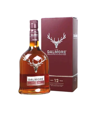大摩12年单一麦芽苏格兰威士忌Dalmore帝摩达尔摩进口洋酒行货