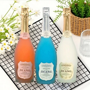 帝昂荔枝草莓蓝莓起泡酒气泡葡萄酒女士甜酒果酒KTV酒吧用酒750ml