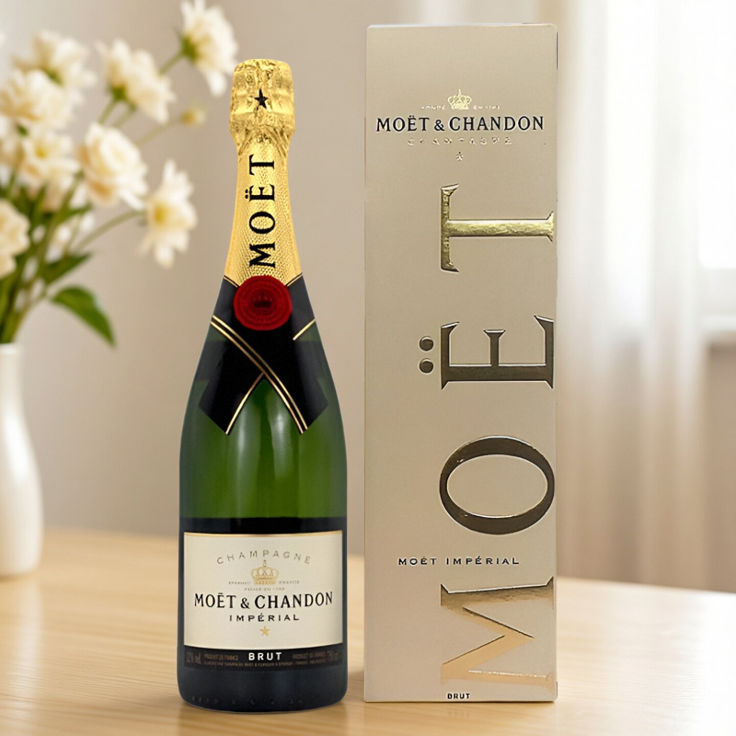 法国酩悦香槟酒干型起泡酒葡萄酒Moet Chandon750ml原装进口正品