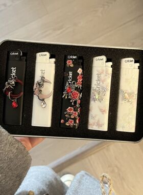 正品草蜢cricket砂轮打火机创意手工diy高颜值网红爆款耐用送男友