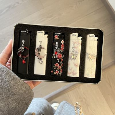 正品草蜢cricket砂轮打火机创意手工diy高颜值网红爆款耐用送男友