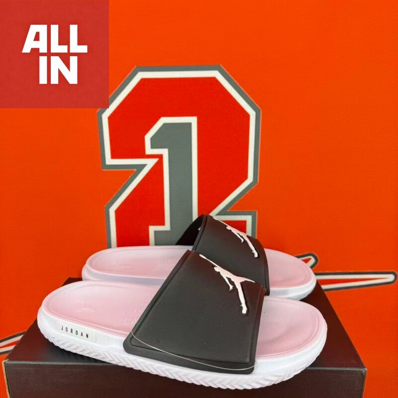 AIR Jordan男女款AJ经典百搭透气缓震防滑休闲轻便拖鞋FQ1598-010