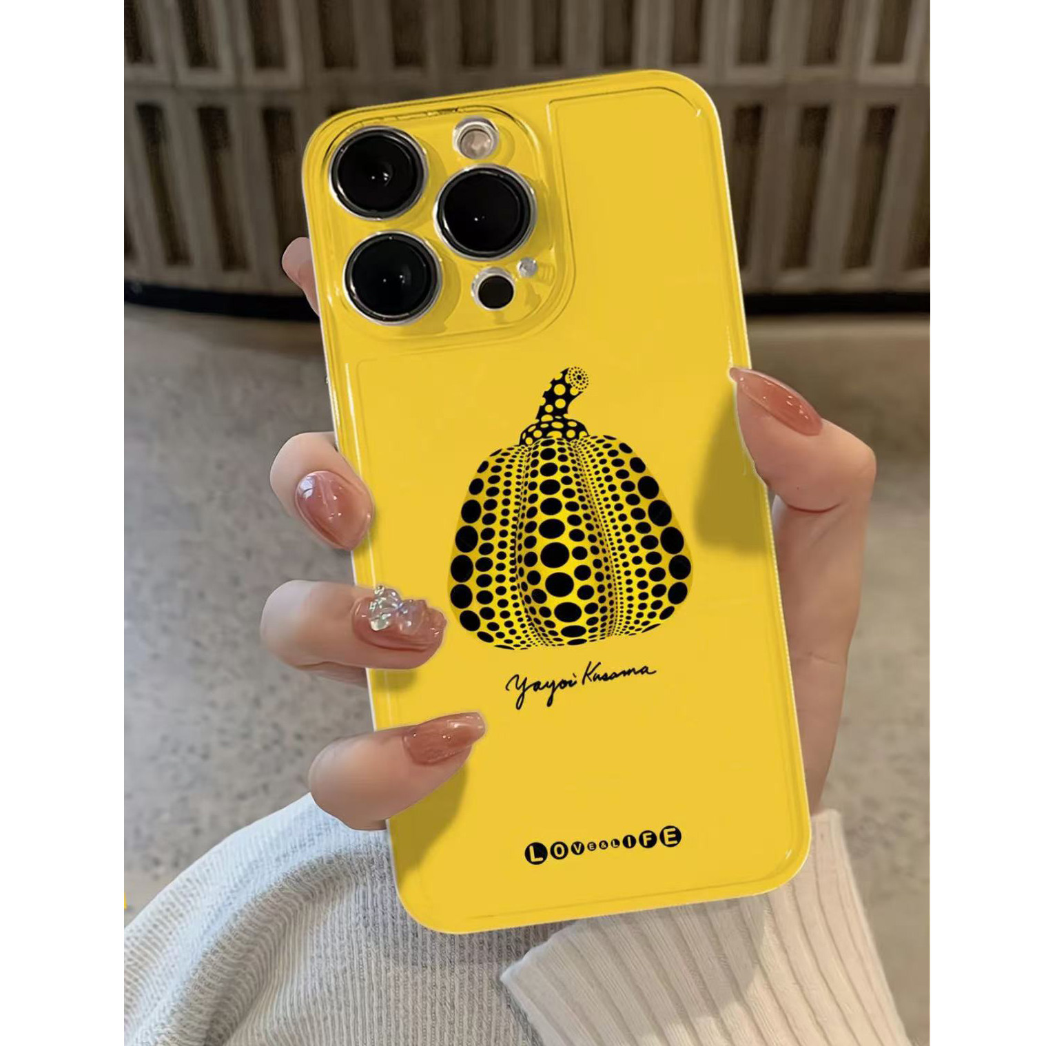 草间弥生手机壳适用苹果16promax喜茶iPhone15波点南瓜14新款13套12pro联名11透明华为p70荣耀vi
