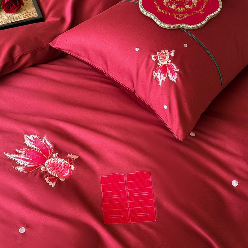 轻奢长绒棉纯棉备婚四件