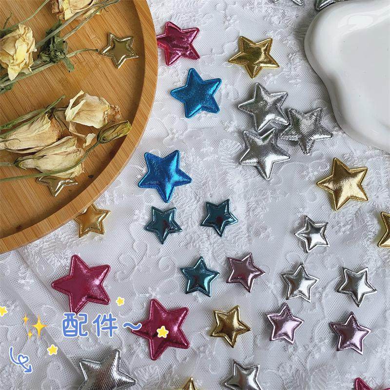 3号亮皮五角星布贴吧唧托DIY发夹手工配件材料,饰品/流行首饰/时尚饰品新,其他DIY饰品配件,淘宝优惠券,粉丝福利购,淘宝优惠卷