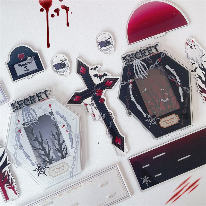 暗黑系谷美桌面摆台黑暗色系立牌相框装饰照片装扮白昼黑夜小卡,家居饰品,桌面摆件,淘宝优惠券,粉丝福利购,淘宝优惠卷