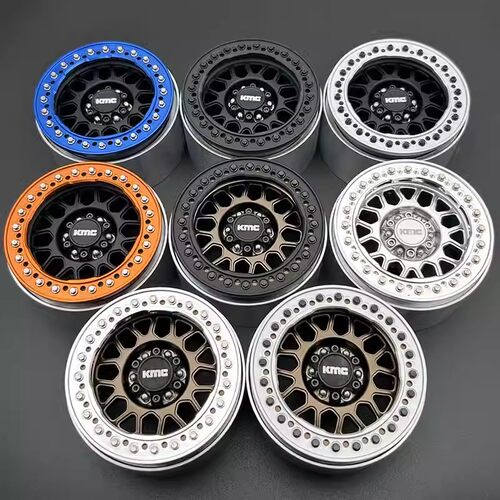 LLRC 1.9寸新款KMC金属攀爬车轮毂 CROSSRC 易控 TRX4 SCX10