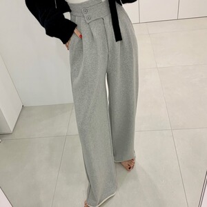 韩国洋气时尚休闲高腰阔腿裤女宽松直筒长裤子2026夏季新品长裤女