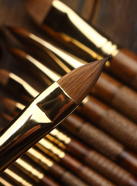 西班牙笔皇escoda进口貂毛油画笔古典写实扁头水彩笔扁软毛笔2820