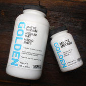 进口GOLDEN高登超载亚光媒介丙烯罩光剂3531手办模型消光亮光3510