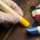 法国Sennelier申内利尔油画棒固体油画颜料OIL STICK便携油彩套装