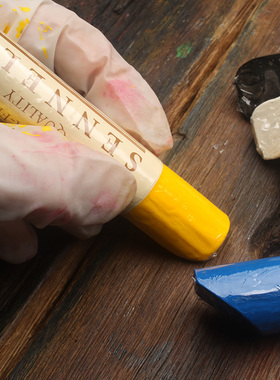 法国Sennelier申内利尔油画棒固体油画颜料OIL STICK便携油彩套装