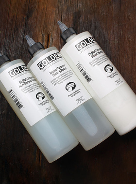 美国GOLDEN高登数码喷墨打印白色/纯色/不渗透底涂3563/3564/3566