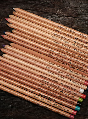 德国进口辉柏嘉色粉彩铅专业PITT PASTEL艺术家粉彩铅笔60色单支