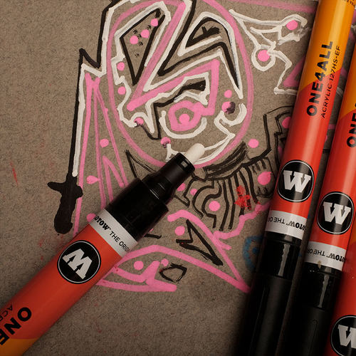 德国MOLOTOW丙烯马克笔涂鸦画笔