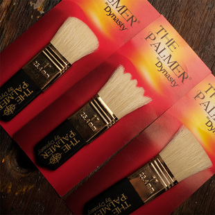 美国进口PALMER尼龙纤维无柄刷油画丙烯画水粉画刷子短柄板刷底纹