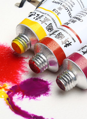 韩国进口新韩ShinHan艺术家级中国画颜料50色单支12/24色国画套装