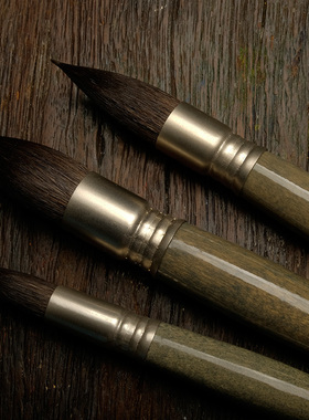 进口ESCODA笔皇松鼠毛水彩笔圆头软毛拖把笔约瑟夫同款画笔1130