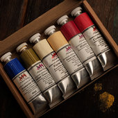 MichaelHarding麦克哈丁油画颜料手工艺术家基础6色大师10色套装