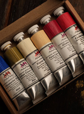 MichaelHarding麦克哈丁油画颜料手工艺术家基础6色大师10色套装