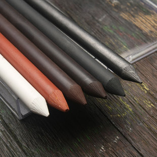 进口奥地利卡塔CRETACOLOR炭笔芯石墨笔芯5.6mm自动铅笔素描铅芯