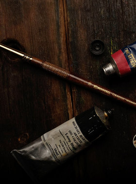 西班牙Escoda笔皇貂毛水彩笔古典写实油画笔软毛尖头勾线笔2420