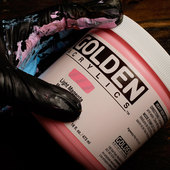 美国进口GOLDEN高登丙烯颜料HB厚重型ACRYLICS亚克力大包装 473ml