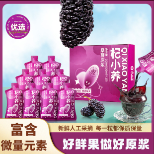 桑葚原漿桑葚夏日飲品桑葚汁nfc果汁保健品飲品100%鮮榨濃縮果汁