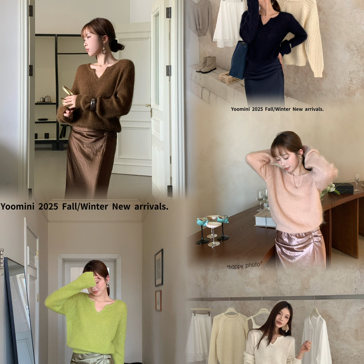 OMINI-形休闲慵懒风毛衣2025初秋上新毛衣（含30羊毛）Y15040-DSF