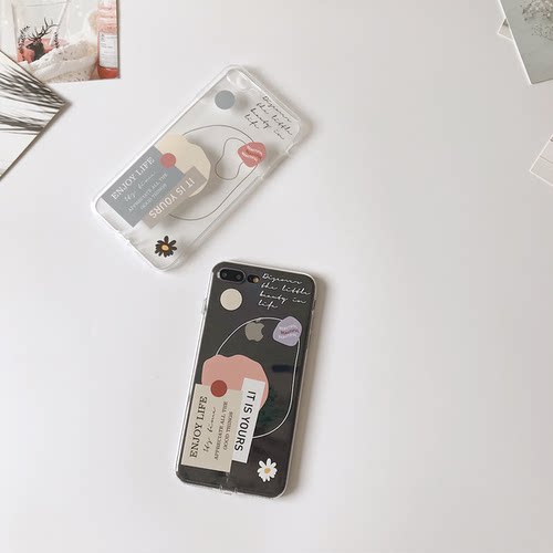 简约华为网红冷淡风女生手机壳