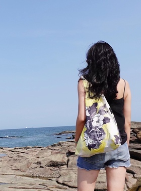 EnviroSax芝麻街春卷包时尚环保袋旅行包 物理防泼水可折叠购物袋