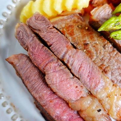【牛排套组】新西兰银蕨Reserve级草饲牛肉原切眼肉牛排&西冷牛排