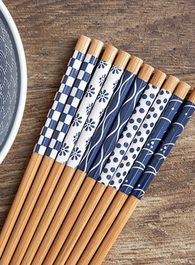 【清仓】日本进口木筷  龙谷/和风筷子套装