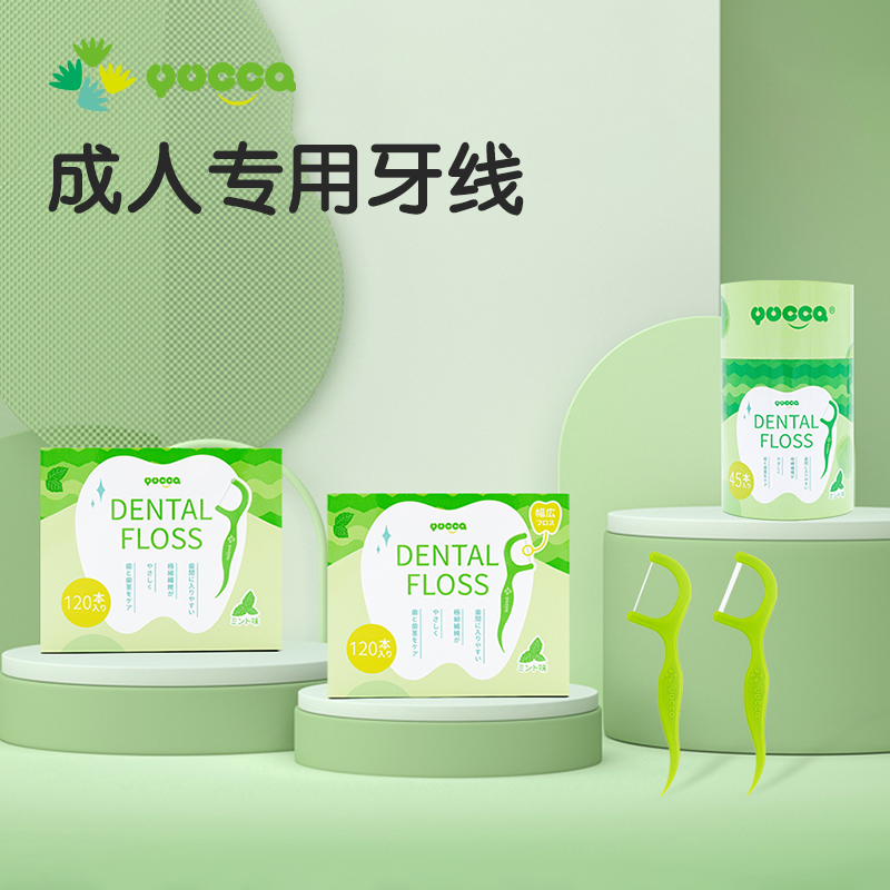 Yucca成人牙线圆线/扁线
