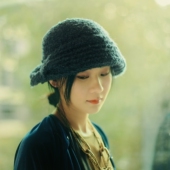 MING 玛丽 钟形帽手工制可爱优雅显脸小颗粒日本纱线秋冬盆帽