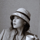 MING 柔软水洗亚麻好细节宽檐遮阳渔夫帽折叠盆帽 冷场 夏日