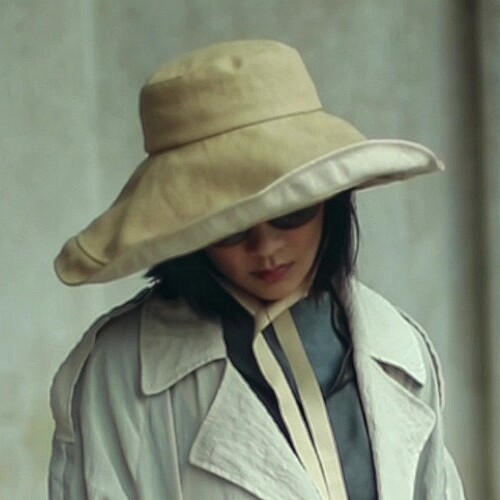 和纸草布原创大檐户外防晒帽