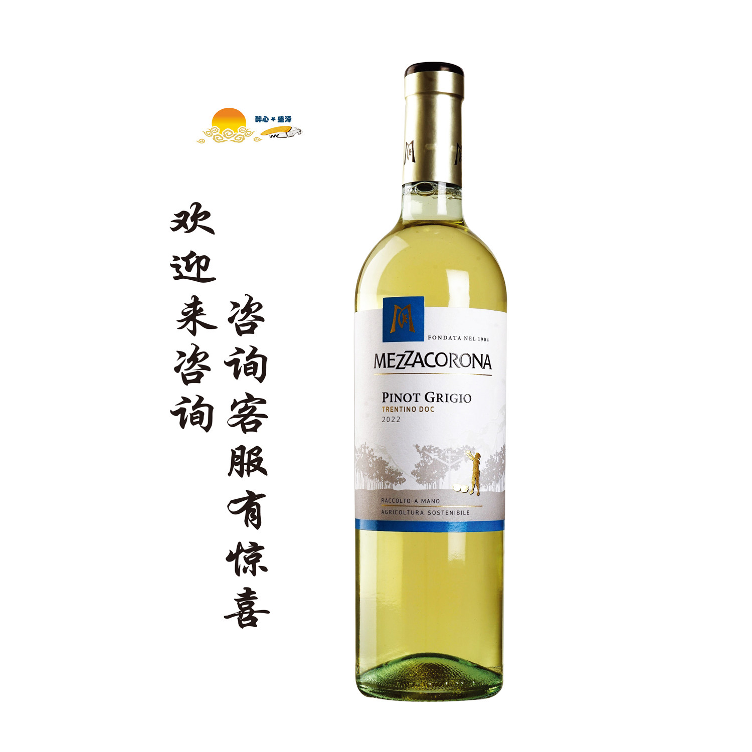 梅佐考罗那-灰品乐干白葡萄酒  MEZZACORONA Pinot Grigio