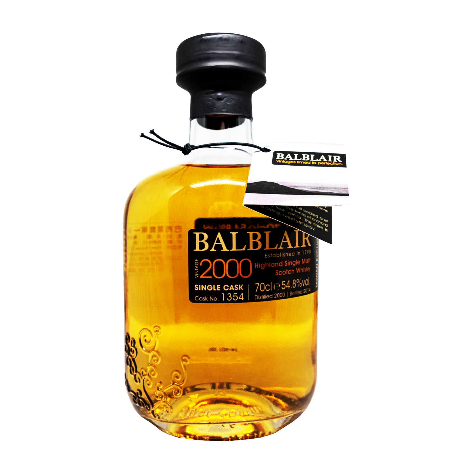 BALBLAIR 14yo 巴布莱尔2000 14年单桶桶强威士忌 限定版 54.8%