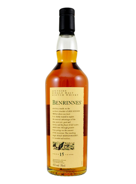 花鸟系列本利林 班凌斯15年苏格兰单一麦芽威士忌洋酒 Benrinnes