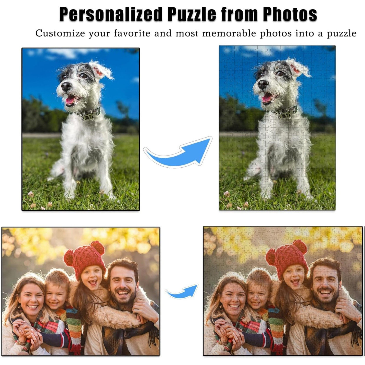 拼图照片定制个性创意手工diy情侣节日生日礼物成人静心解压玩具,个性定制/设计服务/DIY,拼图定制,淘宝优惠券,粉丝福利购,淘宝优惠卷