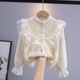 百搭蕾丝春季 儿童春春秋打底衫 衬衣长袖 中大童装 外套上衣洋气 衬衫