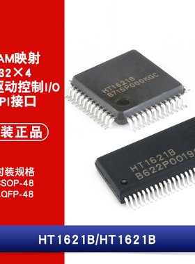 原装正品 贴片 HT1621B SSOP-48/LQFP-48 RAM映射 32*4 LCD驱动器