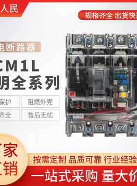 RNM1L漏电断路器CM1L-100A160A250A400A630A800A三相四线
