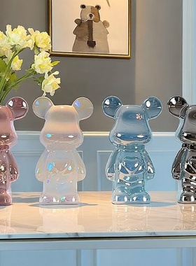 暴力熊公仔摆件轻奢家居装饰礼品