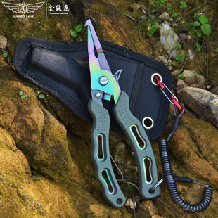 强力摘钩多功能路亚钳开双圈便携钓鱼钳子野钓控鱼器绑钩鱼线剪刀