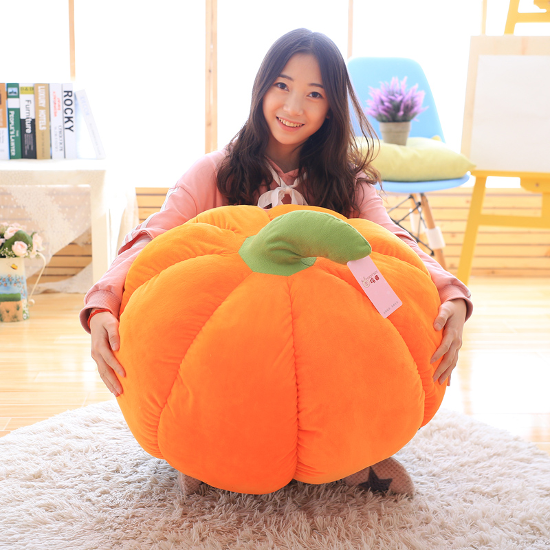 万圣节南瓜毛绒玩具生日创意抱枕