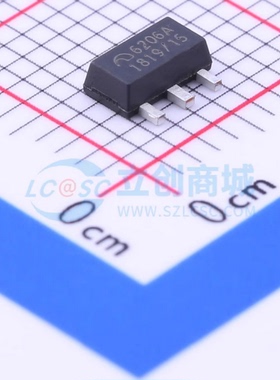 微盟 ME6206A15PG 丝印6206A 1.5V SOT89 低压差线性稳压管