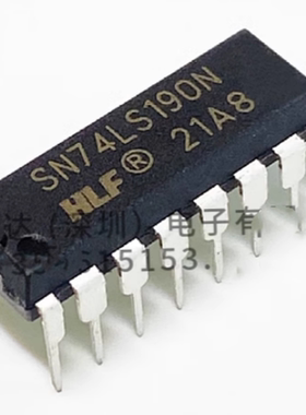 HLF全新SN74LS190N 74LS190 直插DIP16 4位二进制向上/向下计数器