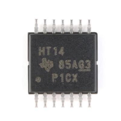 进口SN74HCT14PWR 丝印HT14 TSSOP14 六路施密特触发器反相器芯片